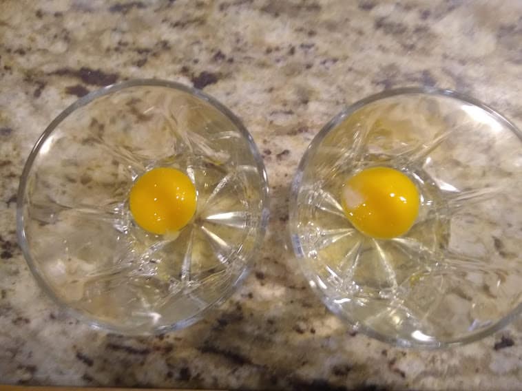 bantam chickens vs standard chickens egg yolk