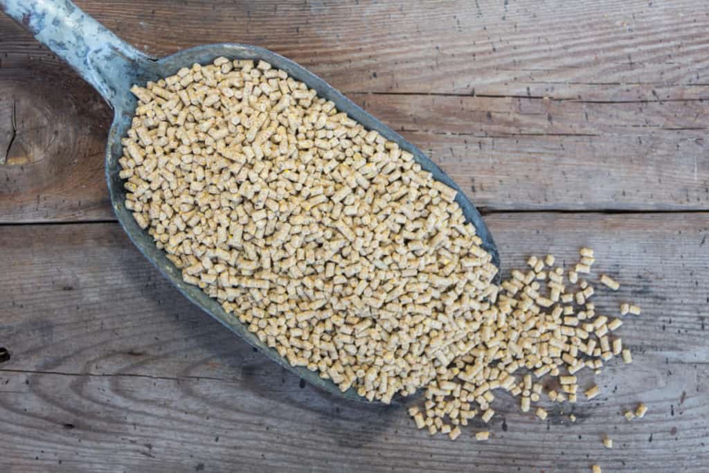 chicken feed pellets